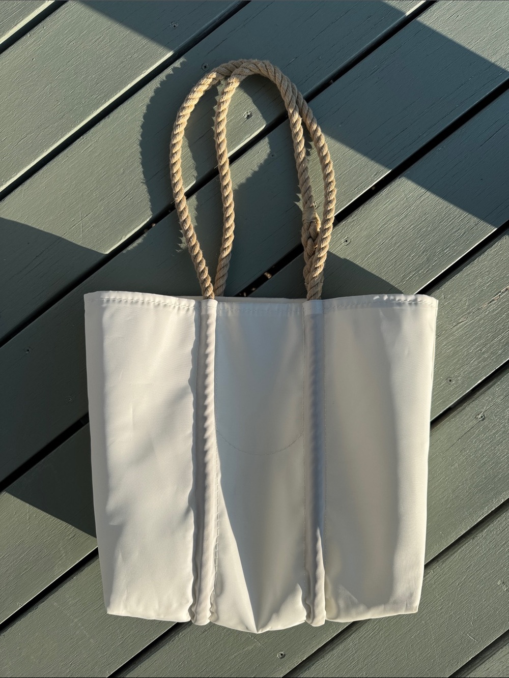 Sea Bags Medium Tote with Watercolor Maine Heart - Picture 3 of 6